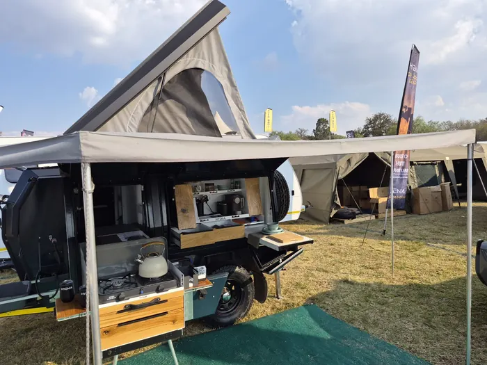 Hyena S1 with Hyena SkyWing 180 Awning deployed